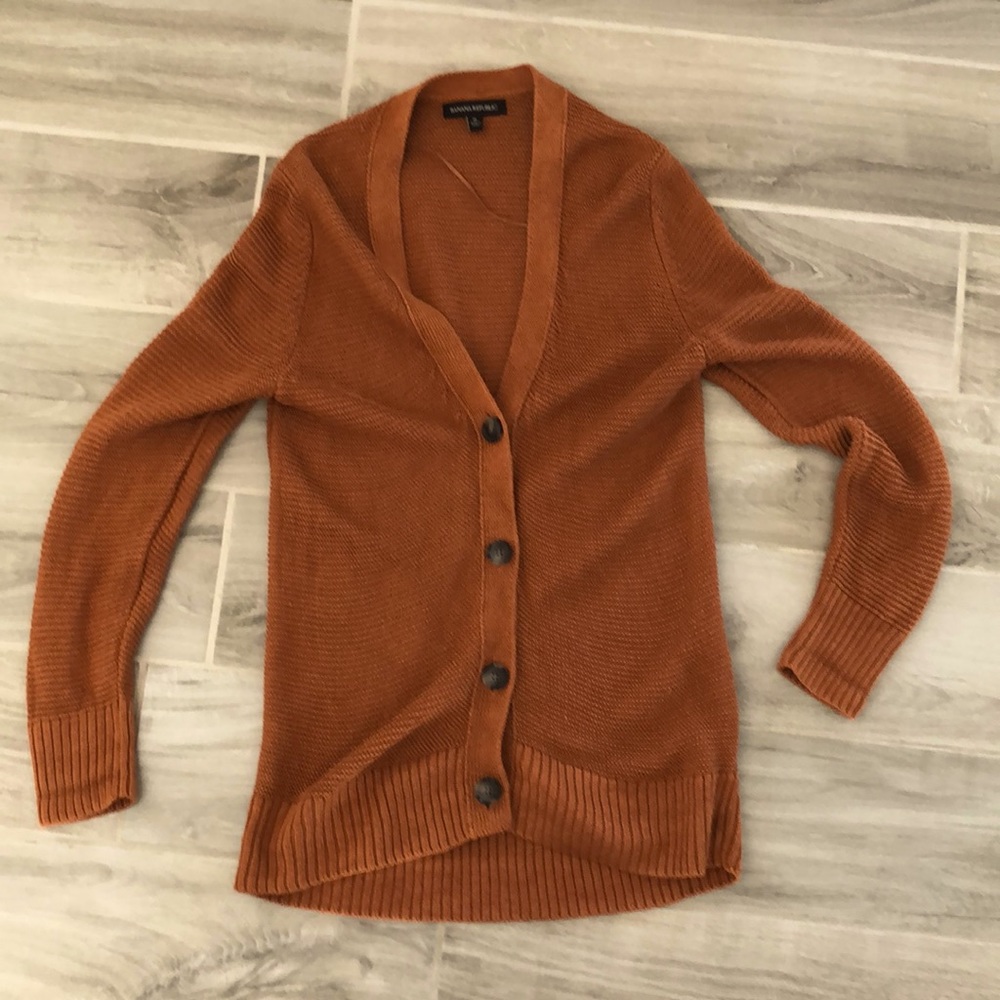 Banana republic button down cardigan